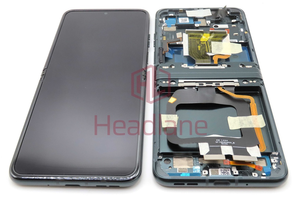 Motorola XT2323 Razr 40 Main / Inner LCD Display / Screen + Touch - Sage Green