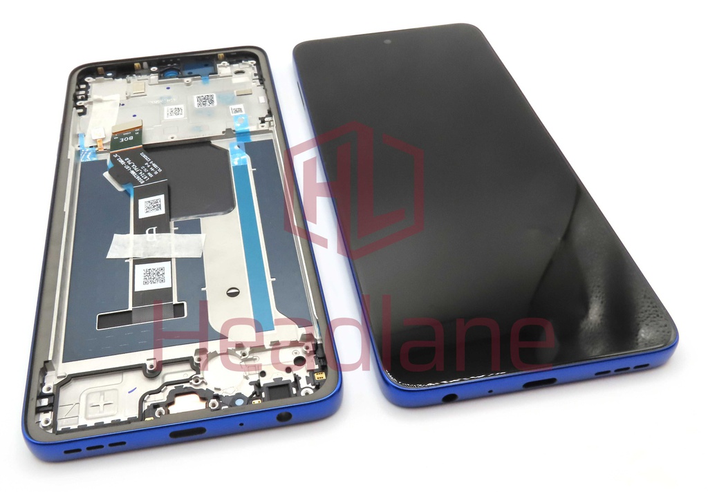 Motorola XT2529 Moto G56 LCD Display / Screen + Touch - Pantone Dazzling Blue