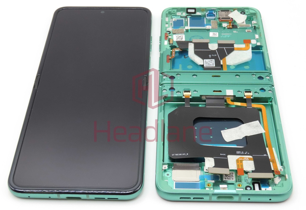 Motorola XT2553 Razr 60 Main / Inner LCD Display / Screen + Touch - Green / Pantone Spring Bud