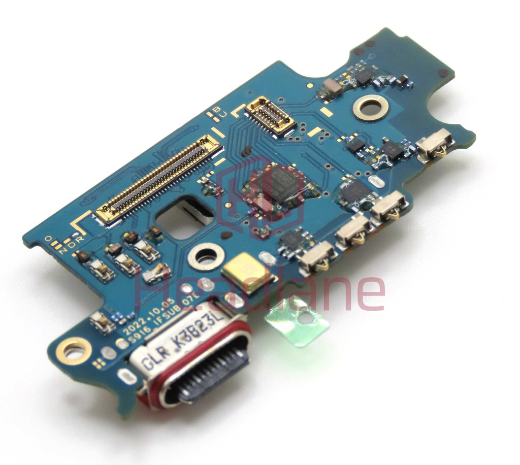 Samsung SM-S916B / SM-S916E Galaxy S23+ / Plus Charging Port + SIM Card Reader Flex (International Version)