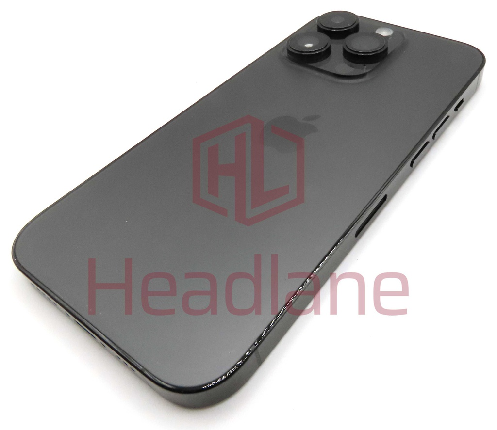 iPhone 14 Pro Back / Battery Cover + Small Parts - Black (Pulled - Grade C)