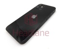 Apple iPhone 12 Mini Back / Battery Cover + Small Parts - Black (Pulled - Grade C) (No Camera)