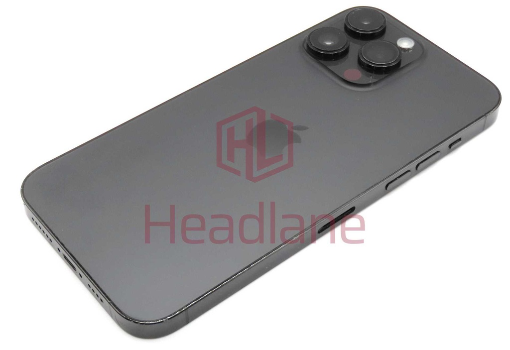iPhone 14 Pro Max Back / Battery Cover + Small Parts - Black (Pulled - Grade C)