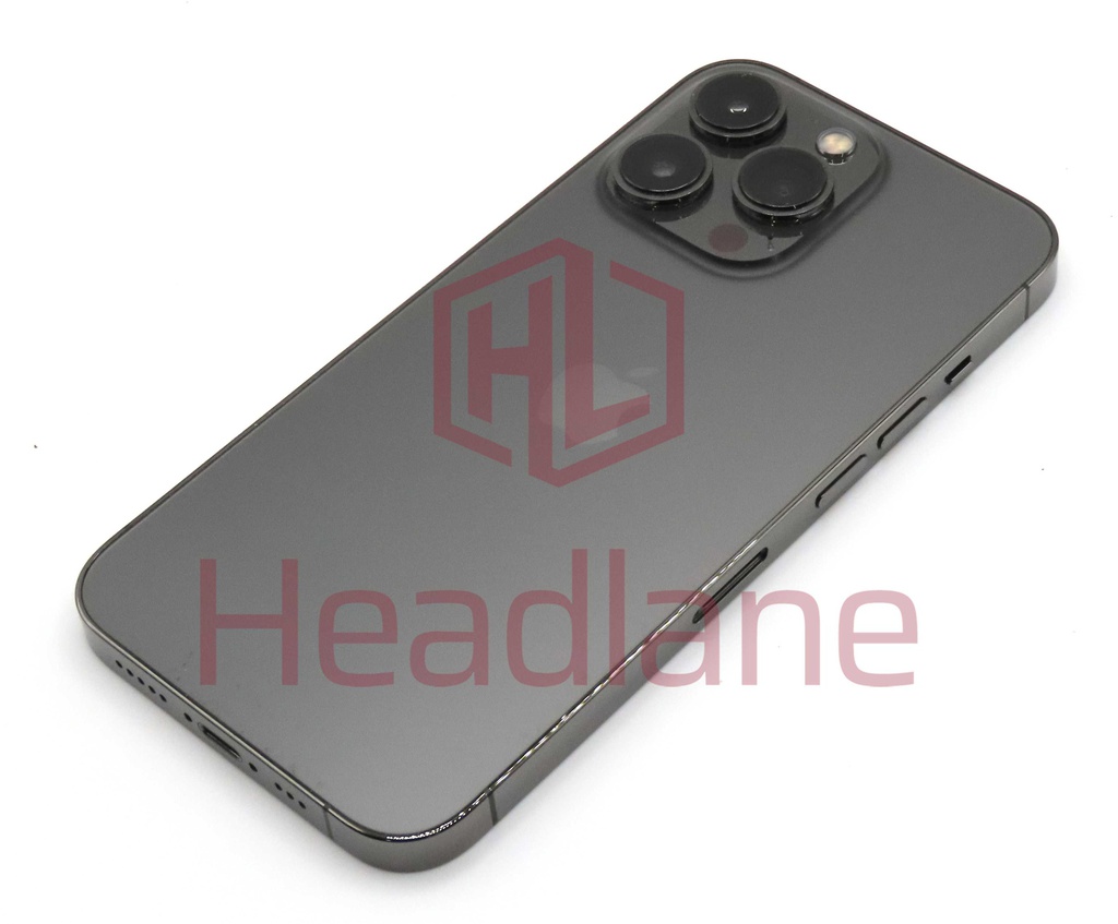 iPhone 13 Pro Back / Battery Cover + Small Parts - Graphite (Pulled - Grade C)