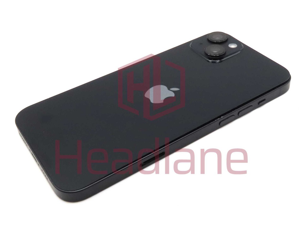 iPhone 14 Plus Back / Battery Cover + Small Parts - Black (Pulled - Grade C)