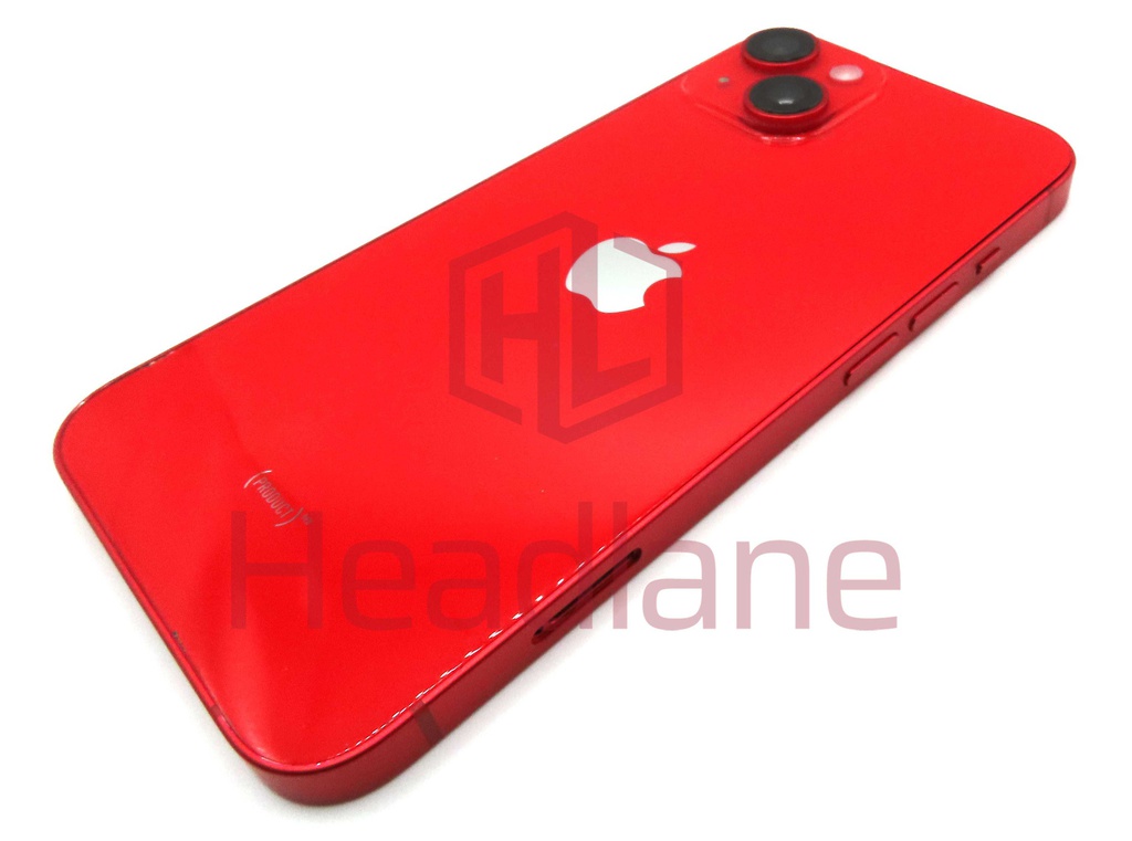iPhone 14 Back / Battery Cover + Small Parts - Red (Pulled - Grade C)