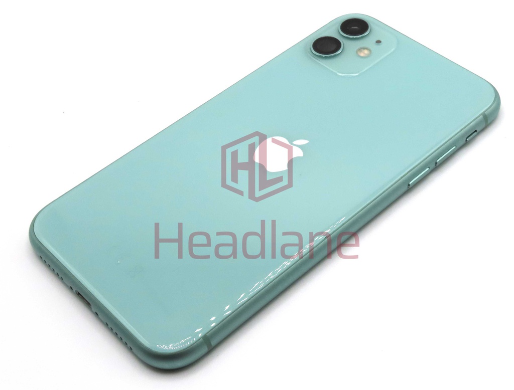 Apple iPhone 11 Back / Battery Cover + Small Parts - Green (Pulled - Grade A) (No Camera)