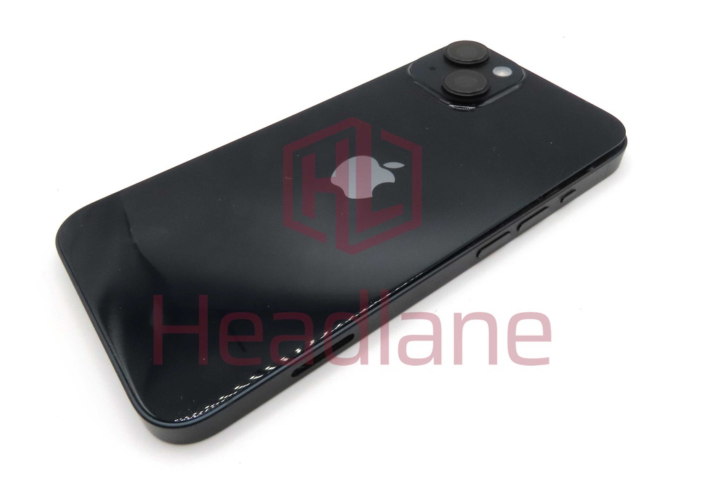 iPhone 14 Back / Battery Cover + Small Parts - Black (Pulled - Grade C) (No Camera)