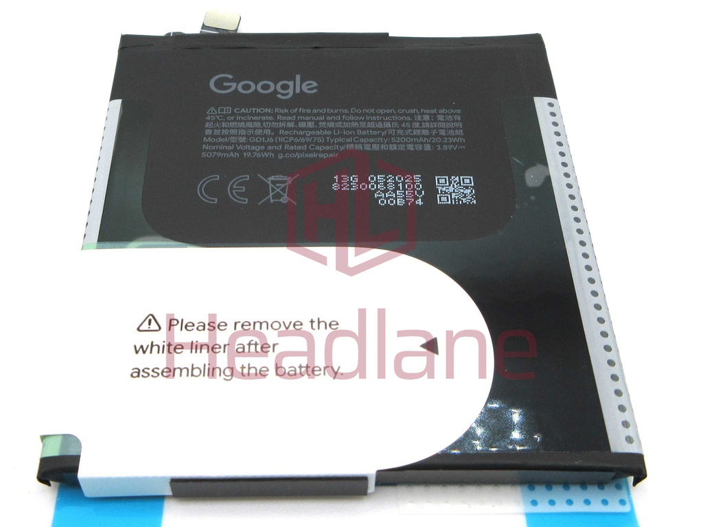 Google Pixel 10 Pro XL GD1J6 5200mAh Battery