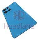 Motorola XT2437 Moto G75 5G Back / Battery Cover - Aqua Blue