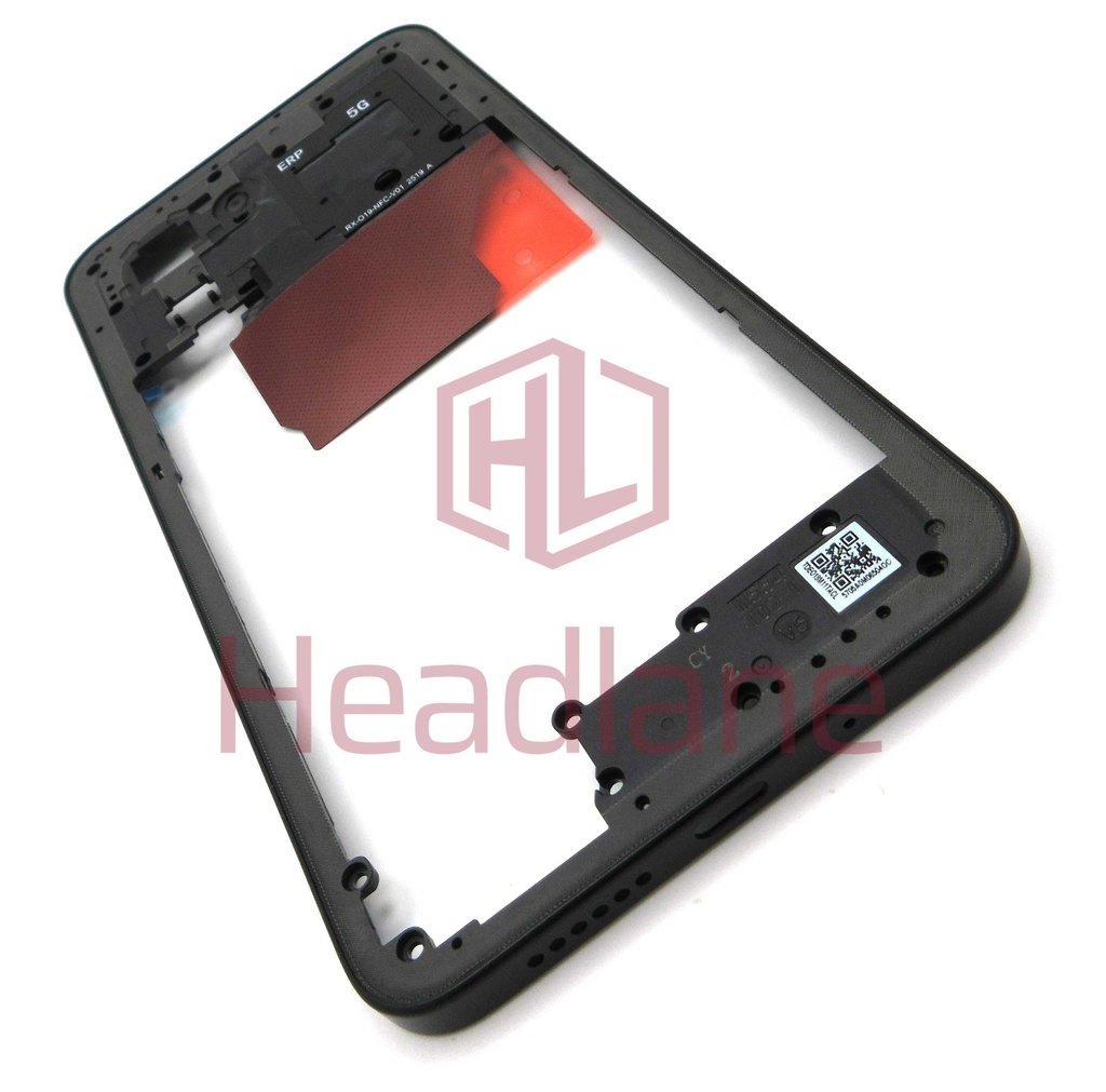 Xiaomi Redmi 15 5G Middle Cover / Chassis - Midnight Black (ERP)