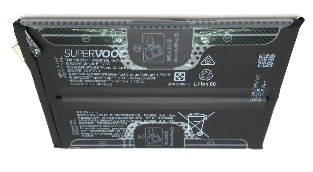 Oppo CPH2743 Reno14 F 5G / FS 5G BLPC63 6000mAh Battery