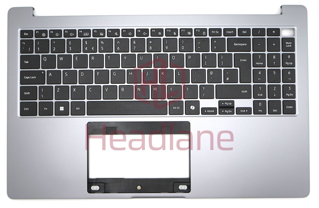 Samsung NP750XHD Galaxy Book5 15.6" Top Keyboard Cover - Grey (UK QWERTY)