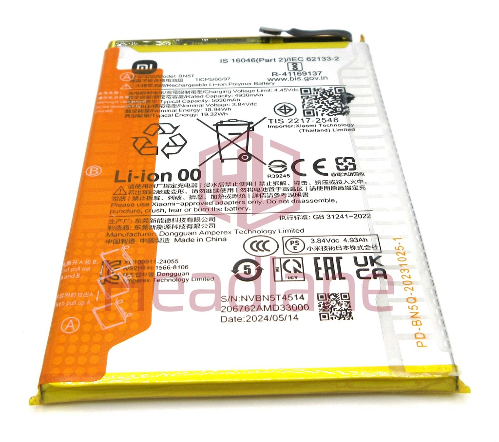 Xiaomi Redmi 13 / Poco M6 BN5T 5030mAh Battery