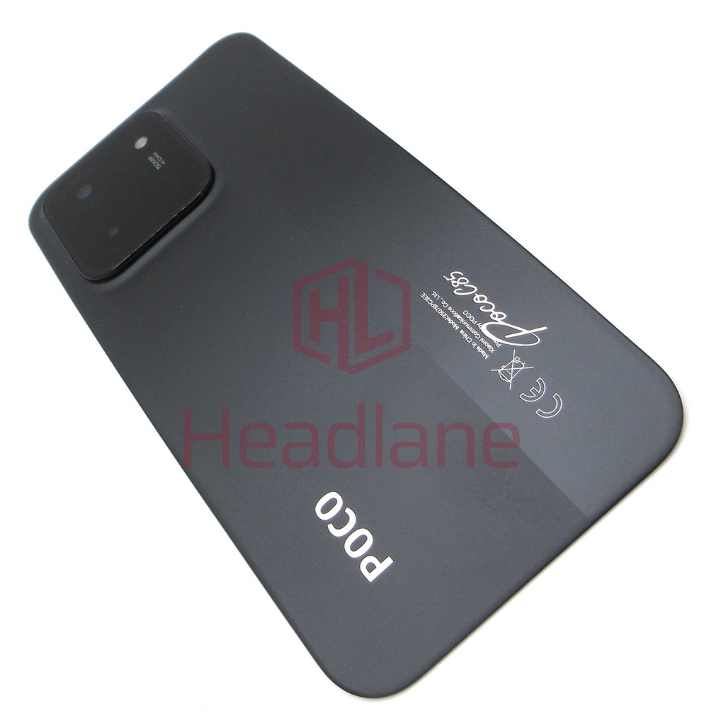 Xiaomi Poco C85 Back / Battery Cover - Black (ERP)