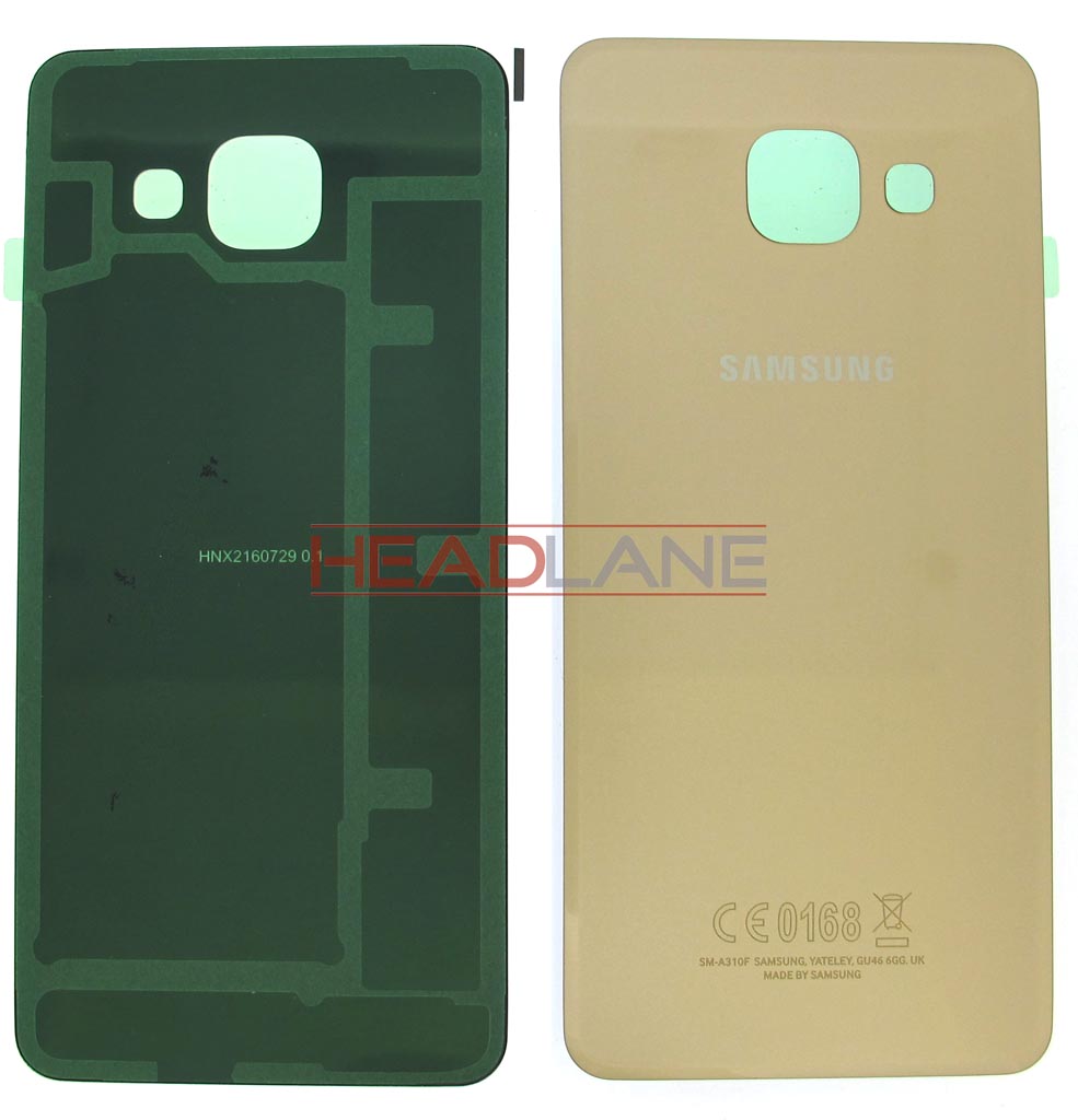 Samsung SM-A310 Galaxy A3 (2016) Battery Cover - Gold