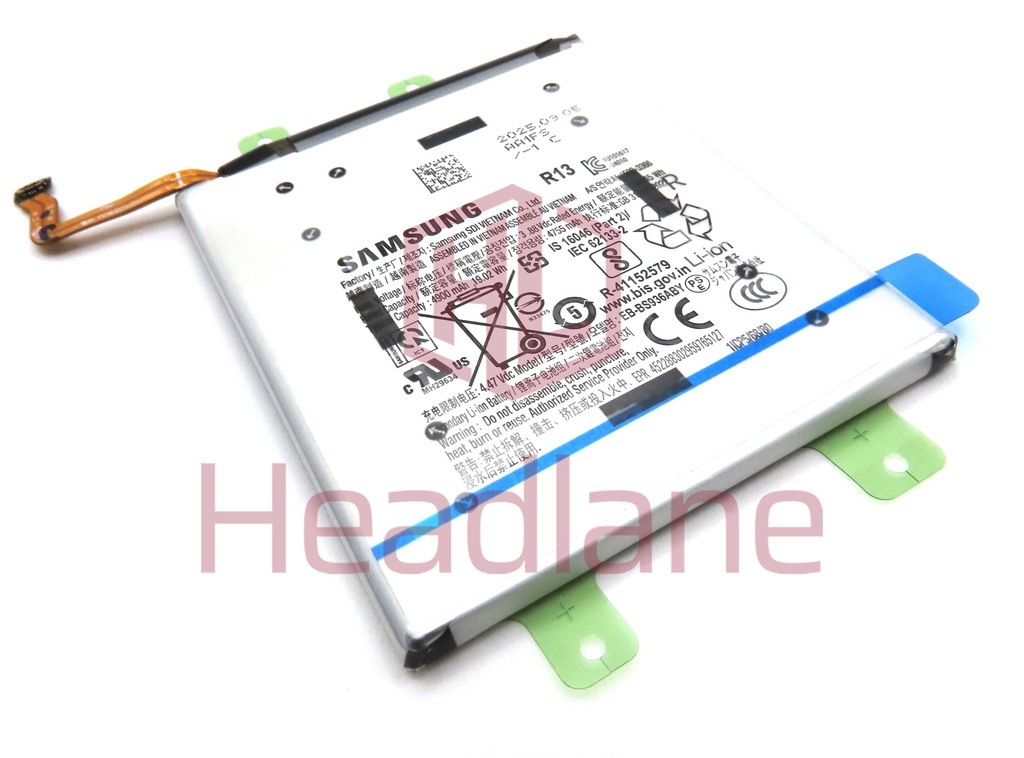 Samsung SM-S936 S731 Galaxy S25+ / Plus / S25 FE EB-BS936ABY 4900mAh Battery
