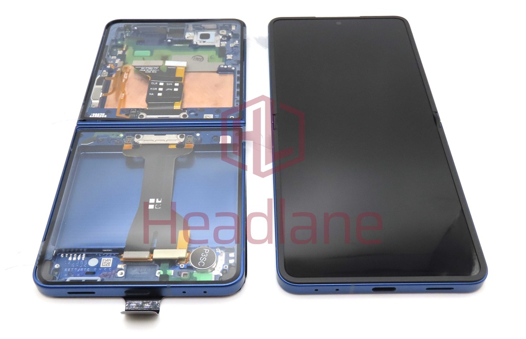 Samsung SM-F766 Galaxy Z Flip7 LCD Display / Screen + Touch - Blue Shadow