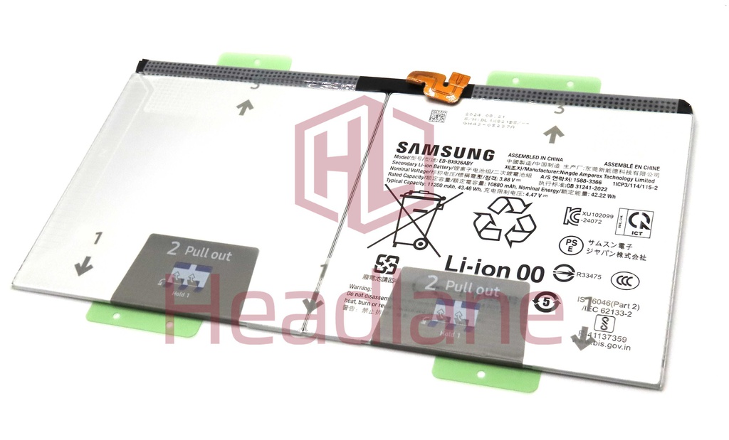 Samsung SM-X920 X926 Galaxy Tab S10 Ultra (WiFi / 5G) EB-BX926ABY 11200mAh Internal Battery