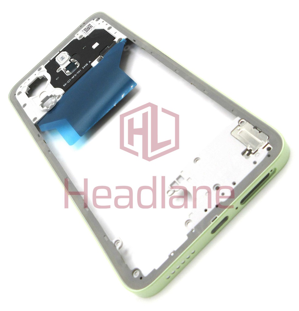 Xiaomi Redmi Note 14 ERP Middle Cover / Chassis - Green