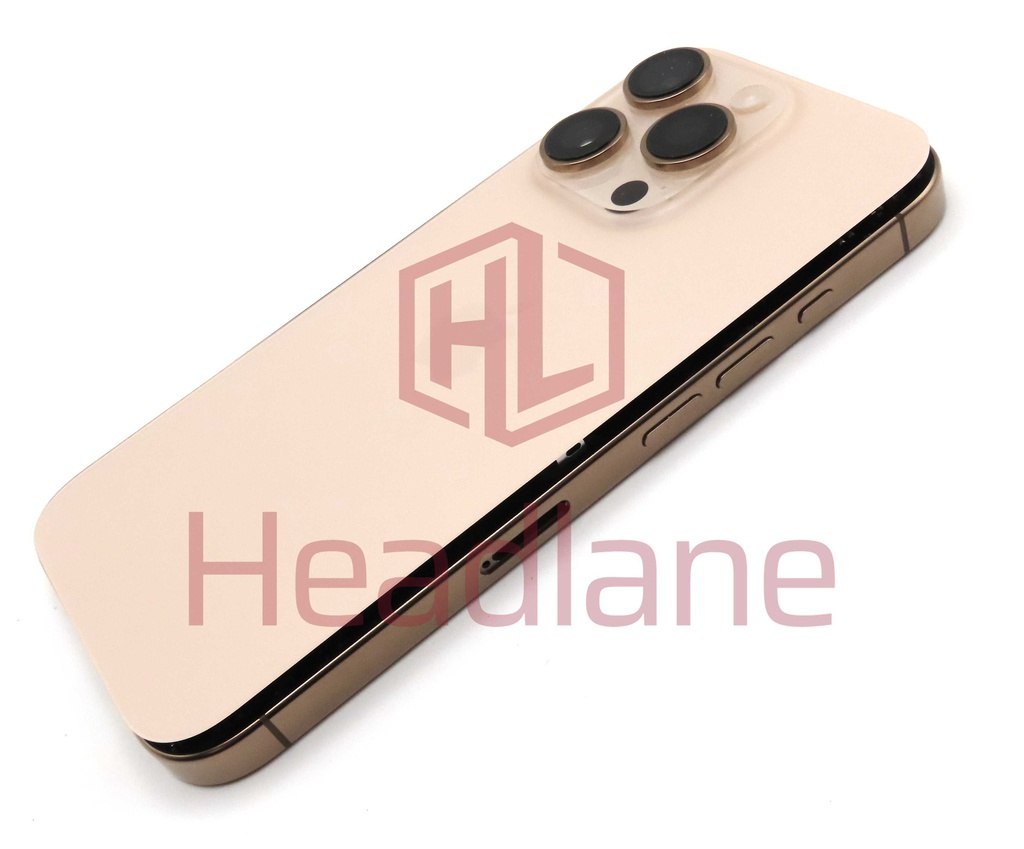 Apple iPhone 16 Pro Back / Battery Cover + Small Parts - Desert Titanium (Grade B)