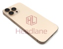 Apple iPhone 16 Pro Max Back / Battery Cover + Small Parts - Desert Titanium (Pulled - Grade C)