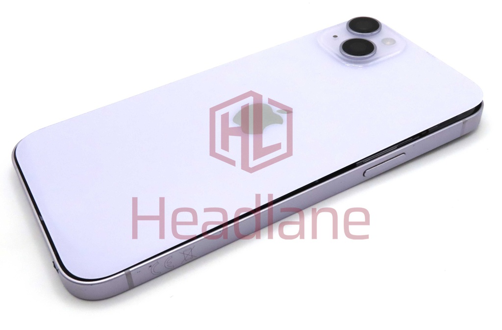 iPhone 14 Plus Back / Battery Cover + Small Parts - Purple (Pulled - Grade B)