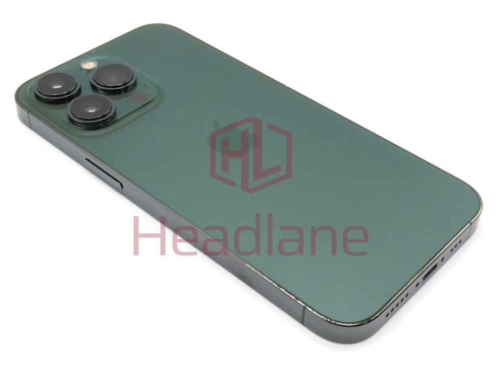 iPhone 13 Pro Back / Battery Cover + Small Parts - Green (Pulled - Grade C)