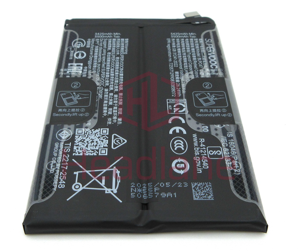 Realme RMX5061 RMX5085 GT 7 / 7T BLPC47 7000mAh Battery