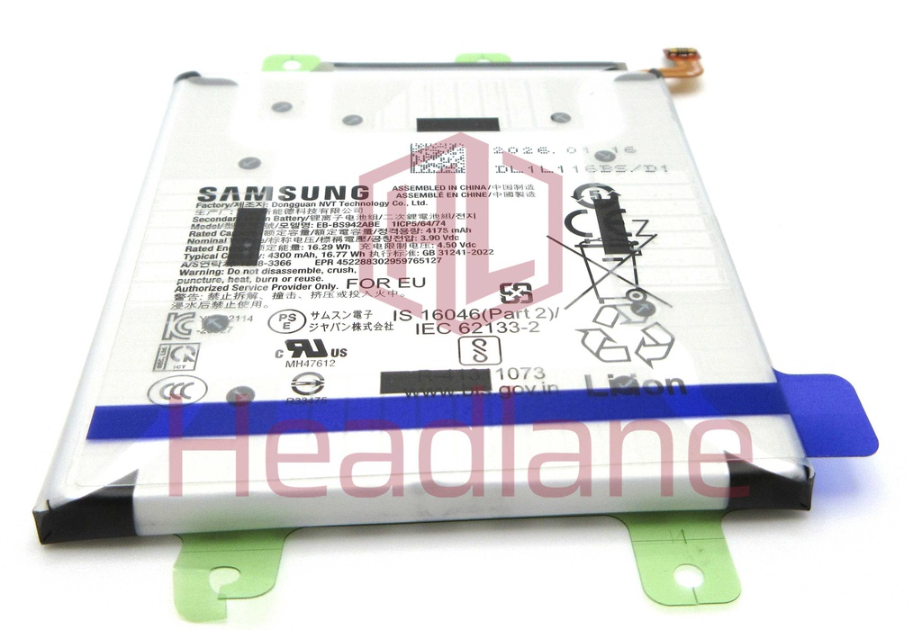 Samsung SM-S942 Galaxy S26 EB-BS942ABE 4300mAh Battery