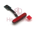 Samsung SM-G970 Galaxy S10E Power Button / Key + Flex - Cardinal Red