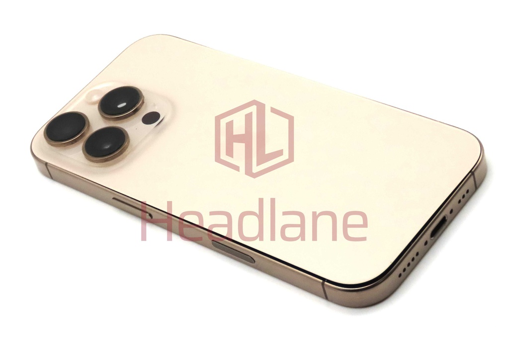 Apple iPhone 16 Pro Back / Battery Cover + Small Parts - Desert Titanium (Grade A)