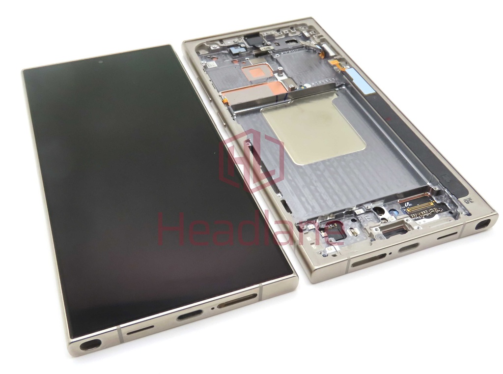 Samsung SM-S928 Galaxy S24 Ultra LCD Display / Screen + Touch - Titanium Grey / Titanium Orange / Titanium Violet (Pulled - Grade B)