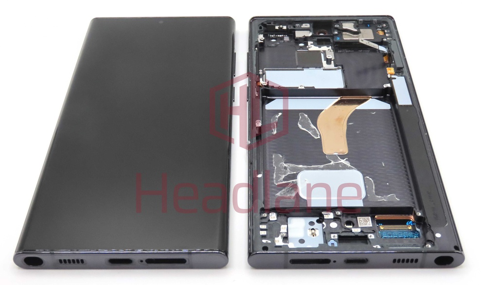 Samsung SM-S908 Galaxy S22 Ultra LCD Display / Screen + Touch - Phantom Black (Pulled - Grade A)