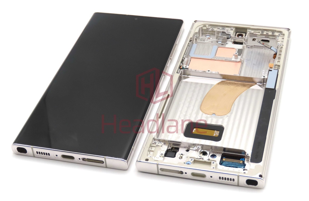 Samsung SM-S918 Galaxy S23 Ultra LCD Display / Screen + Touch - Cream (Pulled - Grade A)