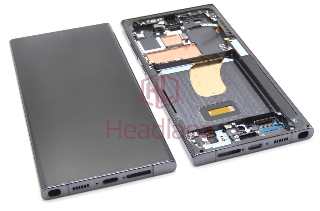 Samsung SM-S918 Galaxy S23 Ultra LCD Display / Screen + Touch - Black (Pulled - Grade B)