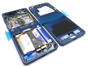 Samsung SM-F766 Galaxy Z Flip7 Display Frame + Battery Assembly - Blue Shadow