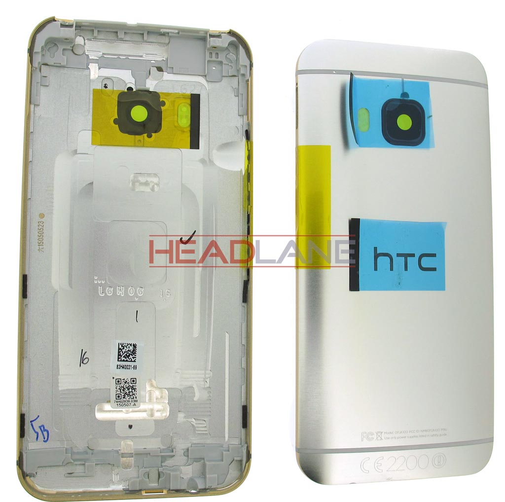 HTC One M9 Battery Cover - Silver / Gold