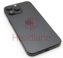 Apple iPhone 16 Pro Max Back / Battery Cover + Small Parts - Natural Titanium (Pulled - Grade A) (No Camera)