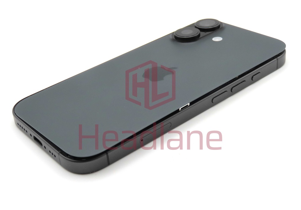 Apple iPhone 17 Back / Battery Cover + Small Parts - Black (Pulled - Grade A)