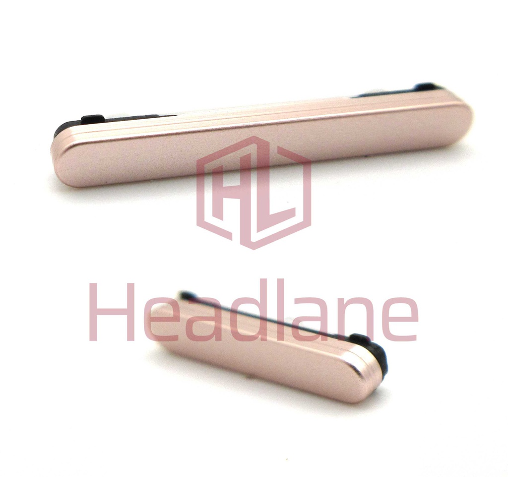 Samsung SM-S948 Galaxy S26 Ultra Volume / Power Button Key Set - Pink Gold
