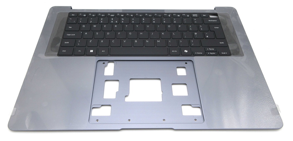 Samsung NP960XJG Galaxy Book6 Pro 16" Top Cover / Keyboard Assembly - Grey (UK - QWERTY)