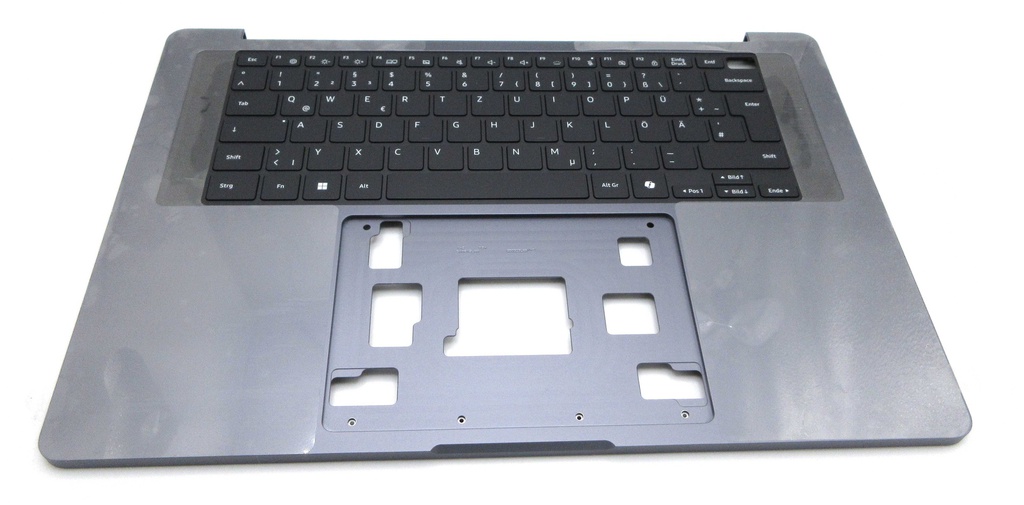 Samsung NP960UJH Galaxy Book6 Ultra 16" Top Cover + Keyboard Assembly - Grey (German - QWERTZ)