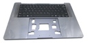 Samsung NP960UJH Galaxy Book6 Ultra 16" Top Cover + Keyboard Assembly - Grey (German - QWERTZ)