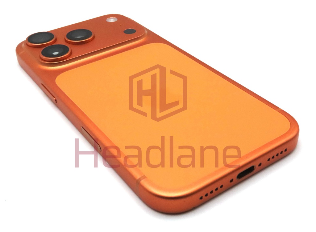 Apple iPhone 17 Pro Back / Battery Cover + Small Parts - Cosmic Orange (Pulled - Grade B)