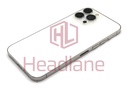 iPhone 13 Pro Max Back / Battery Cover + Small Parts - Silver (Pulled - Grade B) (No Camera)