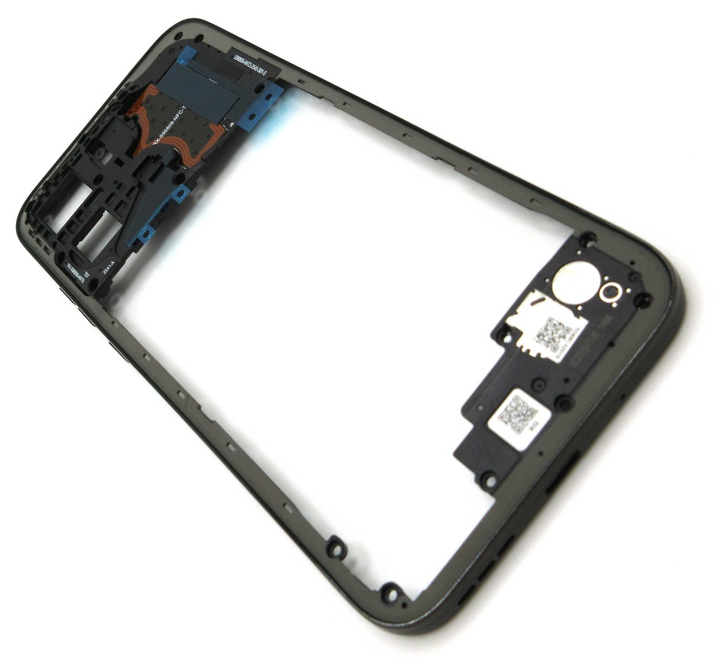 Motorola XT2621-4 Moto G77 Middle Cover / Chassis - Pantone Black Olive