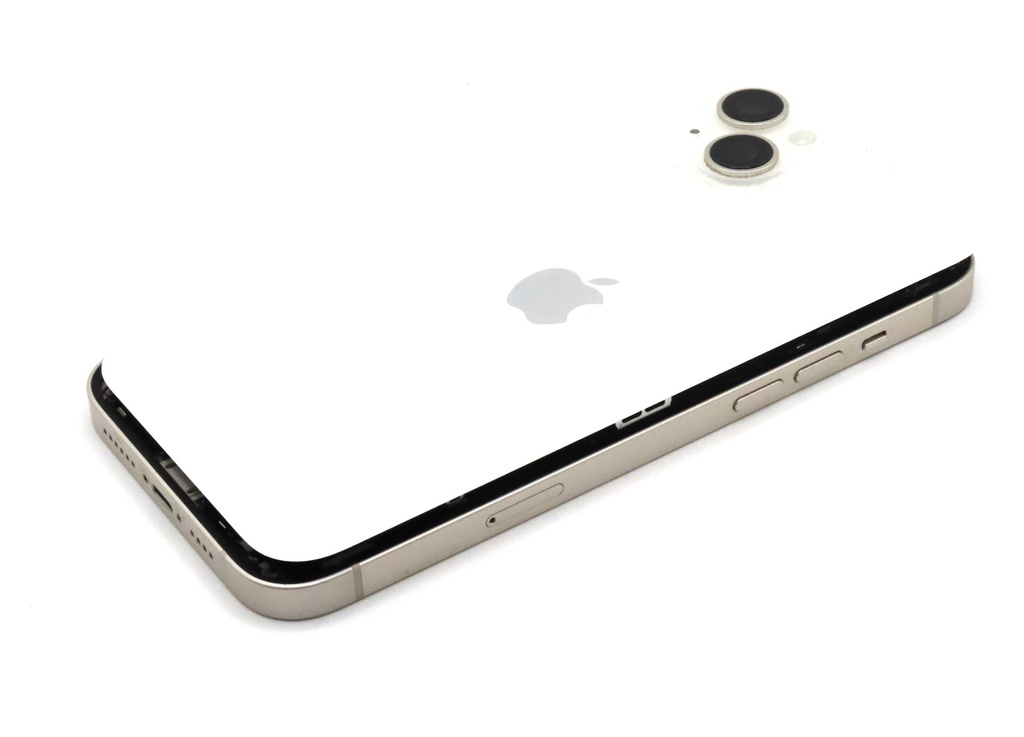 iPhone 14 Plus Back / Battery Cover + Small Parts - Starlight (Pulled - Grade B)