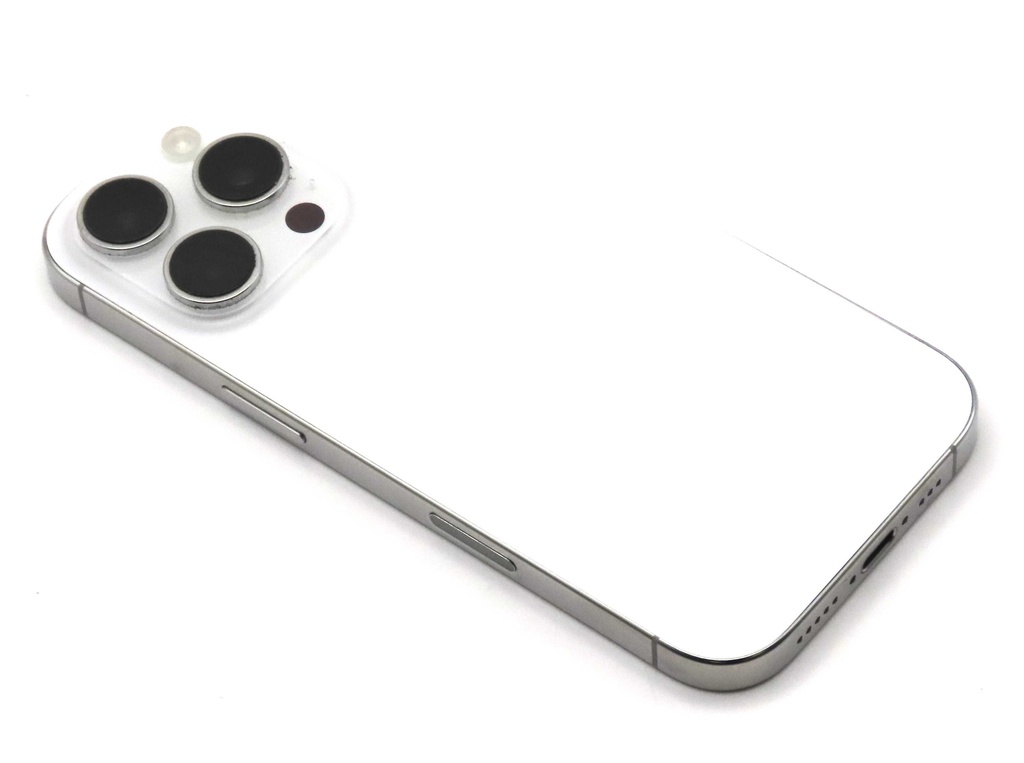 Apple iPhone 16 Pro Back / Battery Cover + Small Parts - White Titanium (Grade B)