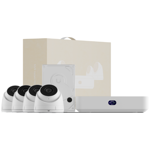 Ubiquiti UniFi Protect UNVR-Instant-Kit Network Video Recorder Instant Kit (inc. 4 x G5 Turret Ultra Cameras + 1TB HDD)
